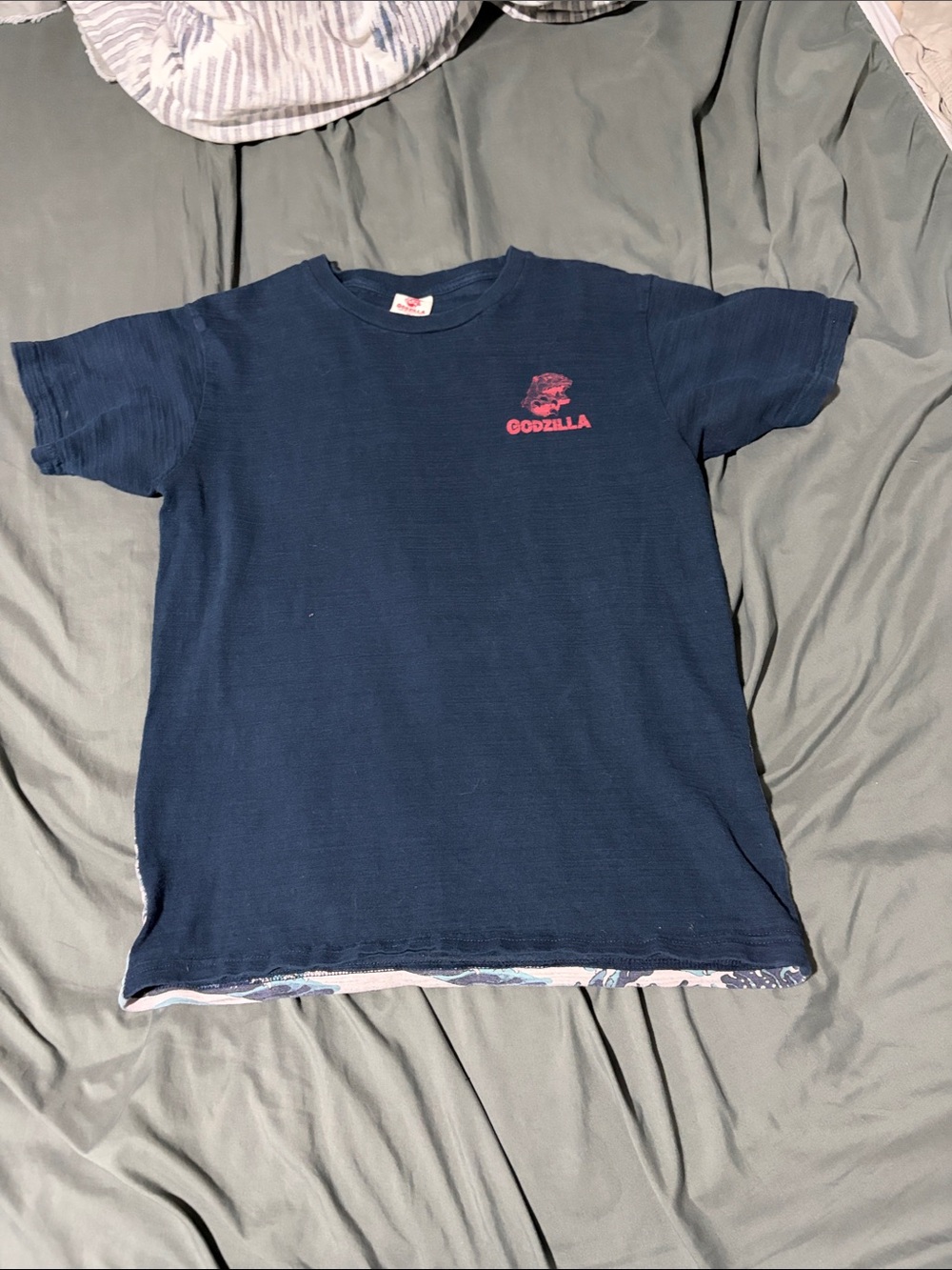 Godzilla Graphic Navy Short Sleeve Tee